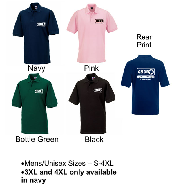 Adult Unisex Polo Shirts