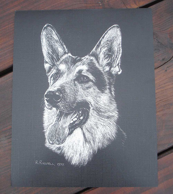 German Shepherd Print