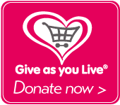 Donate through Give as you Live Donate